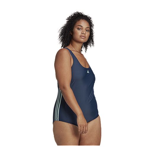 nyt år klinke Koge adidas Women's Plus Size Primeblue 3-Stripe One Piece Swimsuit | Sport Chek