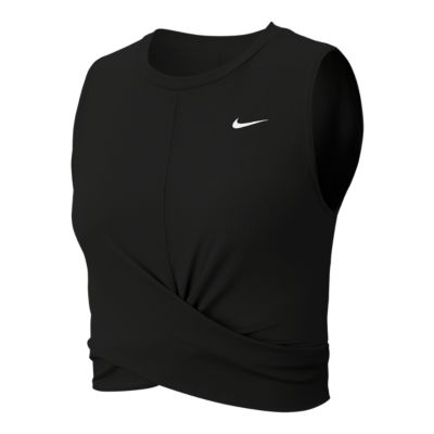 nike women's dry cropped training tank top