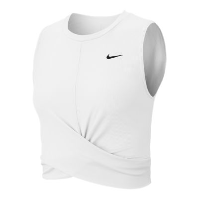 nike dry women's twist cropped tank