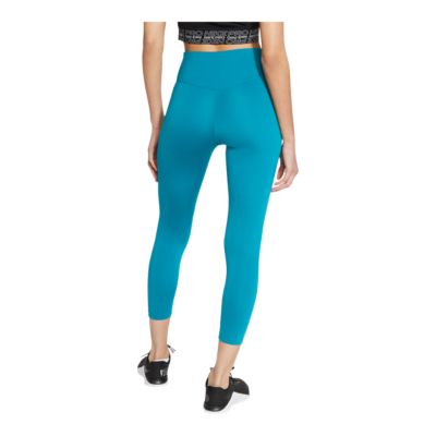 nike one mid rise crop