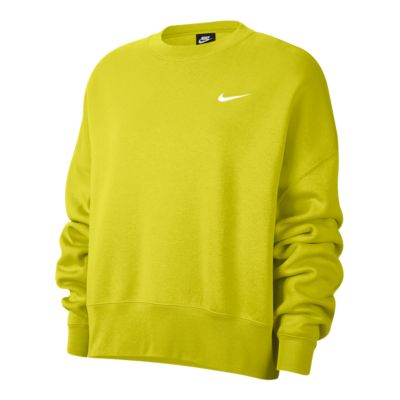 women's nike sportswear fleece colorblock sweatshirt