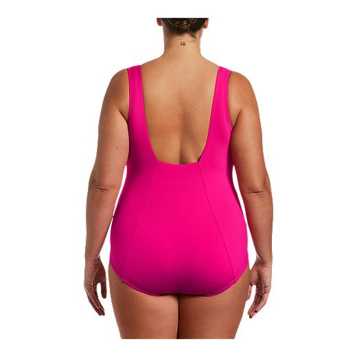 ubemandede forhistorisk Stirre Nike Women's Essential U-Back Plus Size One Piece Swimsuit | Sport Chek