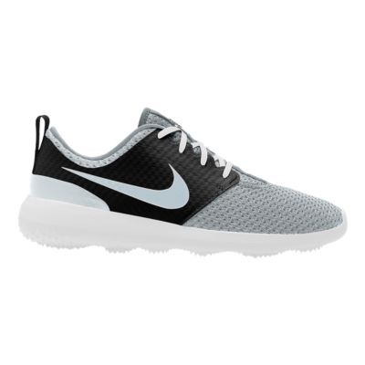 black nike roshe golf shoes
