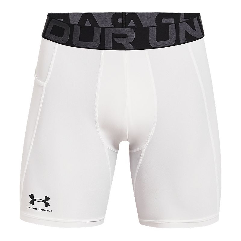 Under Armour Men's HeatGear® Armour 6" Shorts, Tight Fit, Gym, Elastic, Chek