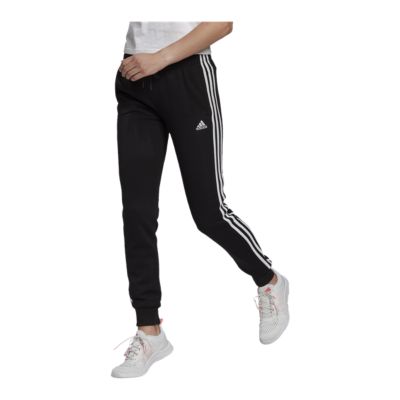 adidas joggers white stripe