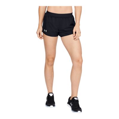 under armour fly by 2 shorts womens
