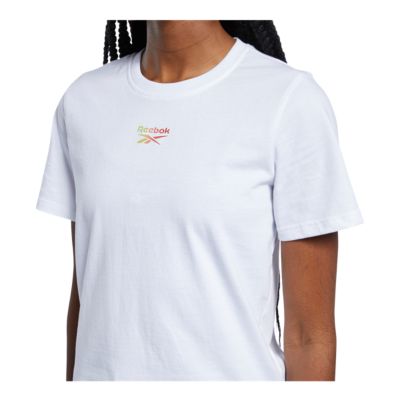 reebok plain white t shirt