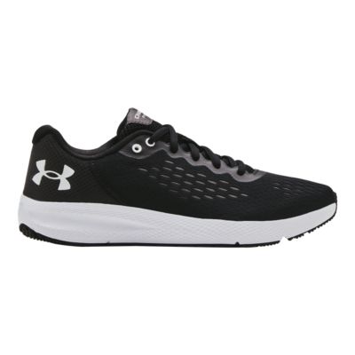 under armour women's black tennis shoes