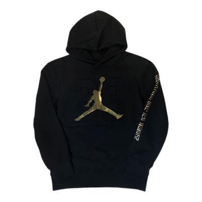 black and gold jordan hoodie