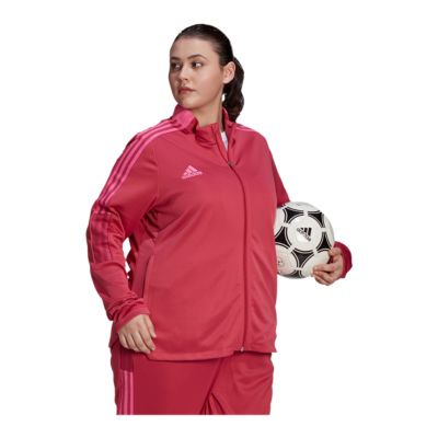 adidas women's plus size track jacket