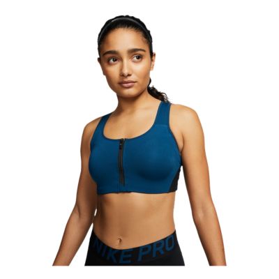 nike shape zip bra