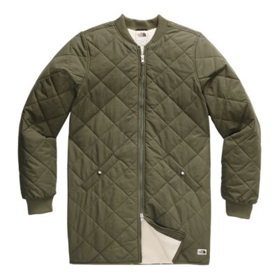 north face quilted parka