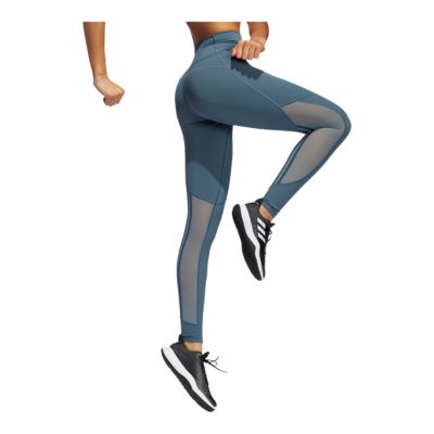 3 stripe mesh leggings