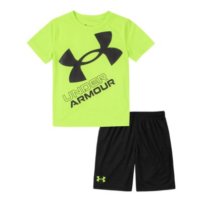 boys under armour short sets