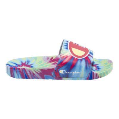 tie dye slides champion