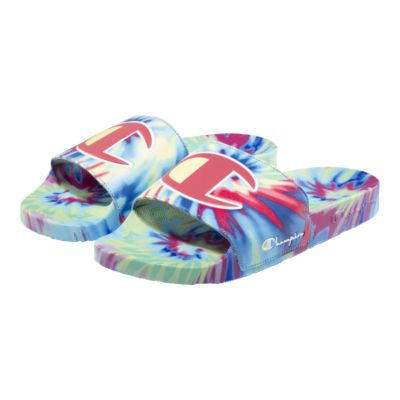 tie dye slides champion