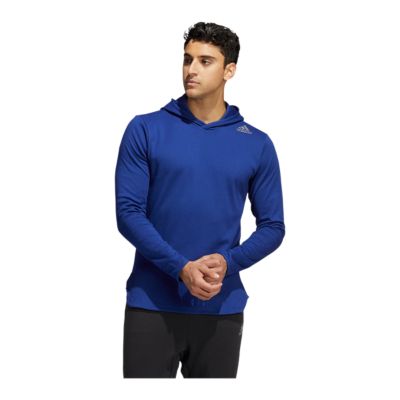 adidas men's zip up hooded shirts & tops