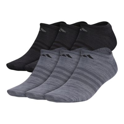 adidas Men's Superlite II Badge of Sport NoShow Socks, Moisture