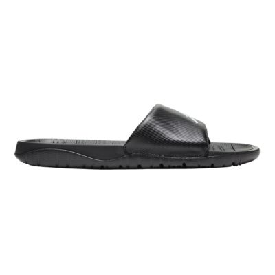 black air jordan sandals