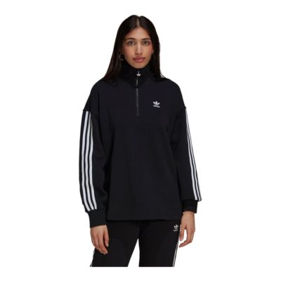 adidas black pullover women's