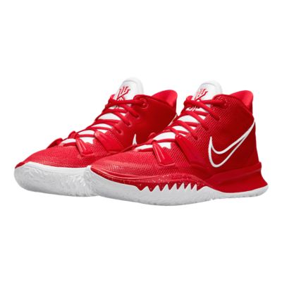 kyrie 7 red and white