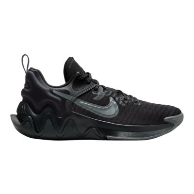 black basket ball shoes