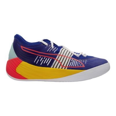 puma blue yellow red