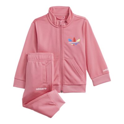 girls adidas originals tracksuit