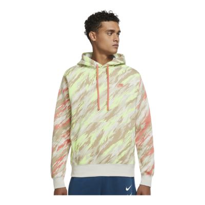 nike allover print hoodie