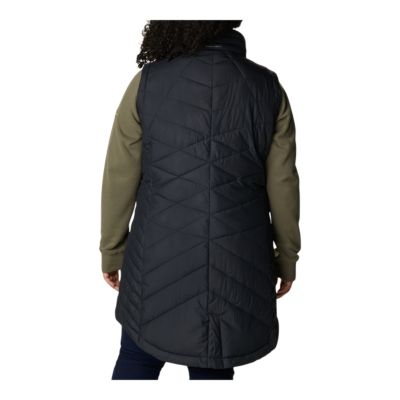 columbia long vest