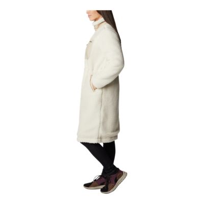 long sherpa jacket womens