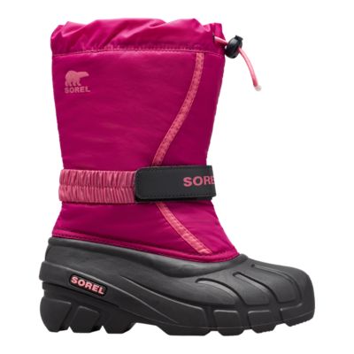 Sorel Kids' Grade School Youth Flurry Winter Boots, Girls', Non Slip
