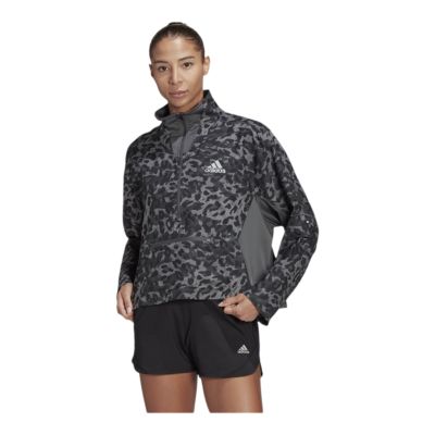 adidas half zip jacket women's