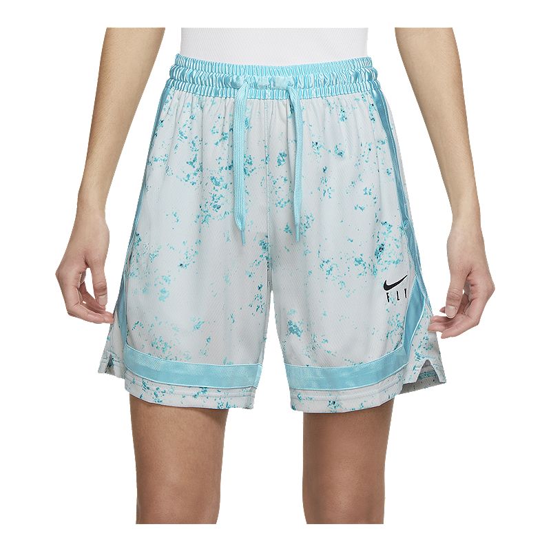 Image of Nike Women's Basketball Sea All Over Print Shorts