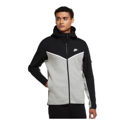 Nike Sportswear Men's Tech Hoodie, Full Zip, Fleece, Lightweight