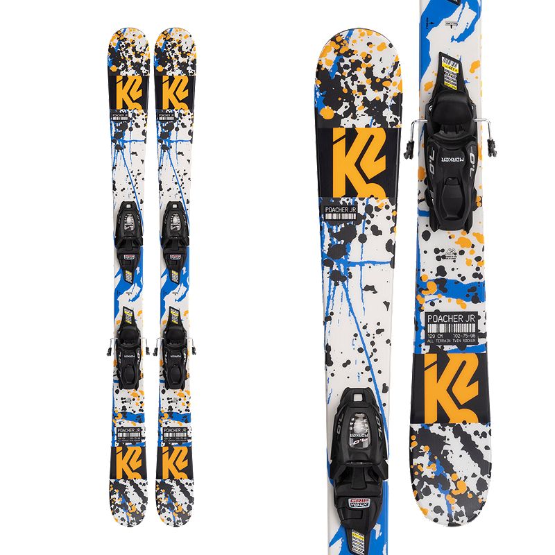 2021 K2 Junior Poacher Skis with Marker FDT BindingsS200605601 