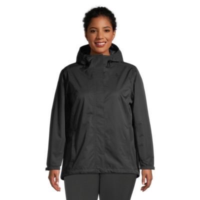 plus size hooded rain slicker