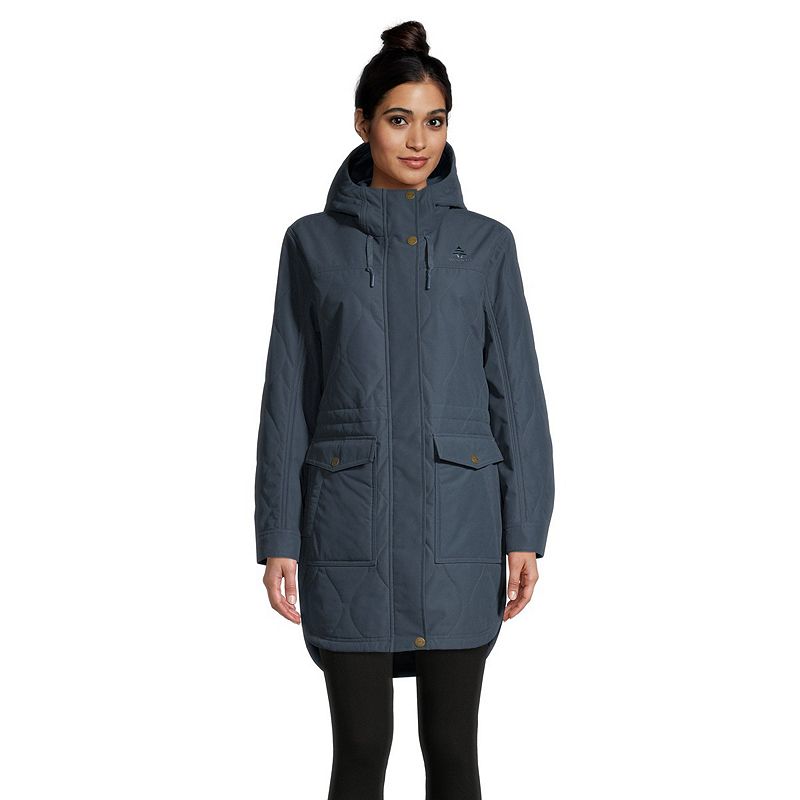 Woods Women's Neave Midlayer Jacket, Quilted, Insulated, Hooded, Water ...