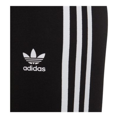 adidas black and white striped leggings