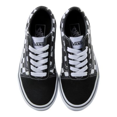 vans ward checkered skate shoes