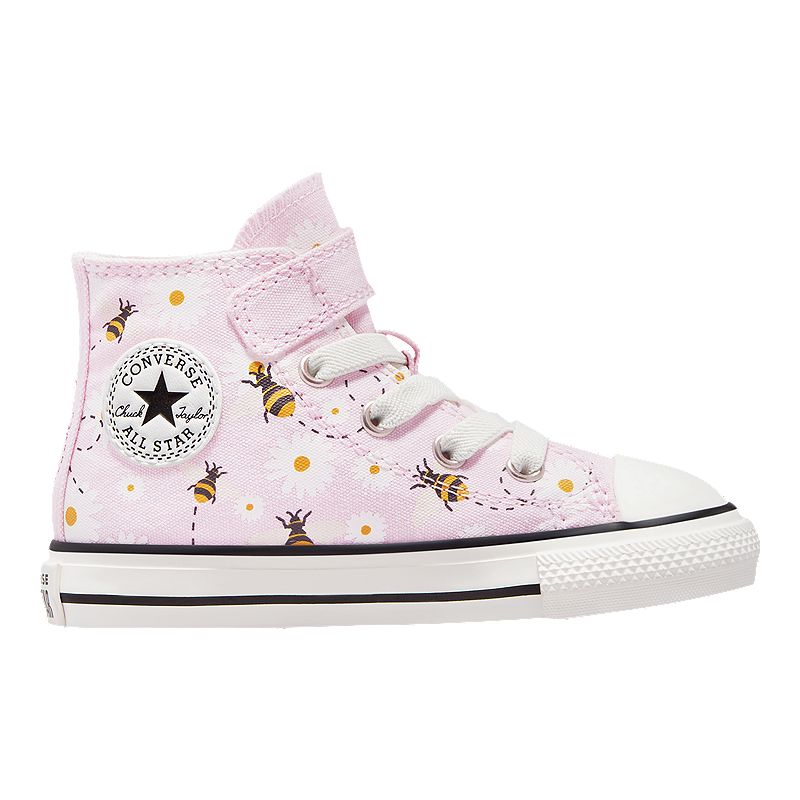 Converse Kids' Toddler Chuck Taylor All Star 1V Bee Yourself Easy On Shoes,  Running, Velcro | Sport Chek