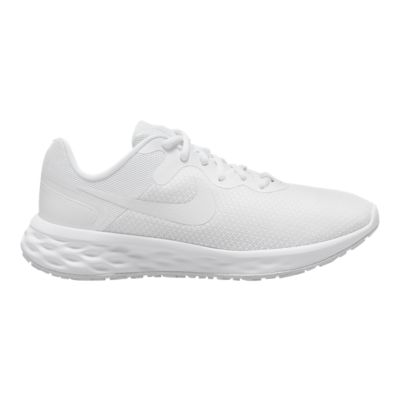 plain white nikes womens