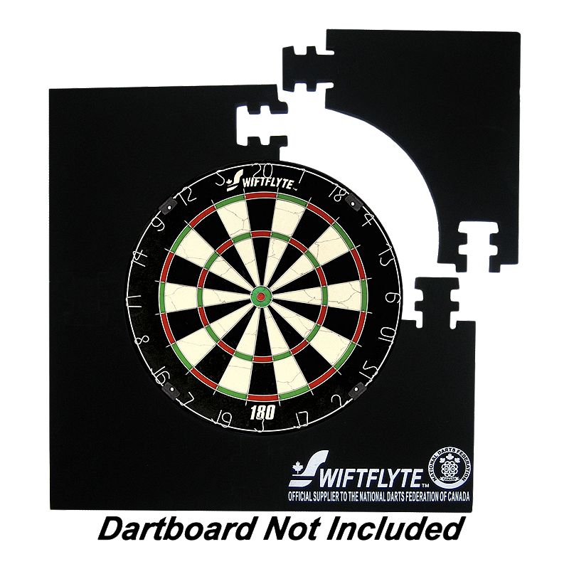 Image of Swiftflyte NDFC 4 Piece Square Surround Dartboard