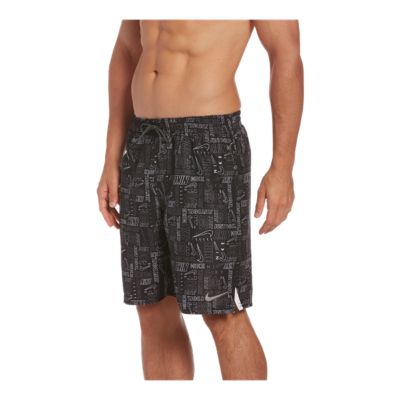 Nike Men's Logo Mashup Swim Volley Shorts, 9", With Mesh Brief Sport Chek