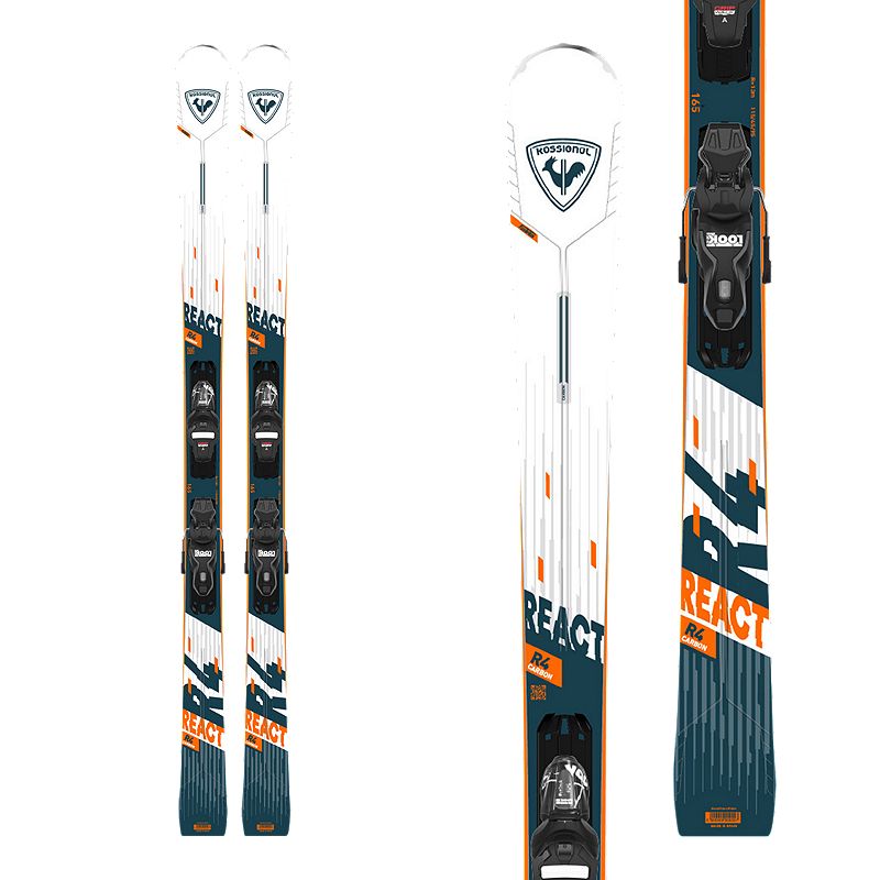 Rossignol React R4 Sport CA Men's Skis 2023 & Xpress 11 Bindings