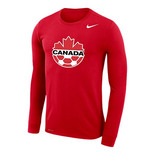Canada Soccer Nike Core Cotton Sleeve T Shirt | Sport
