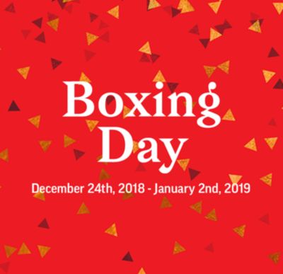 boxing day sales vans