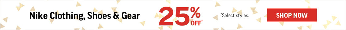 Nike Clothing, Shoes & Gear 25% Off*