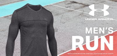 under armour running tops mens