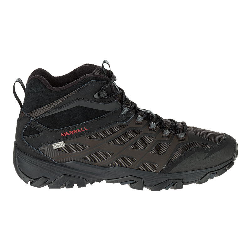 Merrell Men's Moab FST ICE+ Thermo Waterproof Winter Boots - Black | Atmosphere.ca